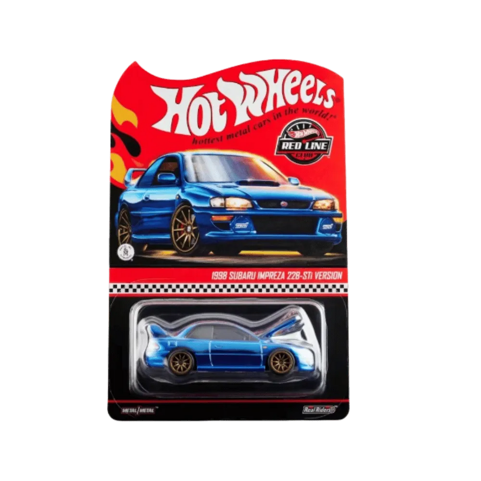 Hot Wheels RLC Exclusive 1998 Subaru 22B-STi Spectraflame OTTO Blue