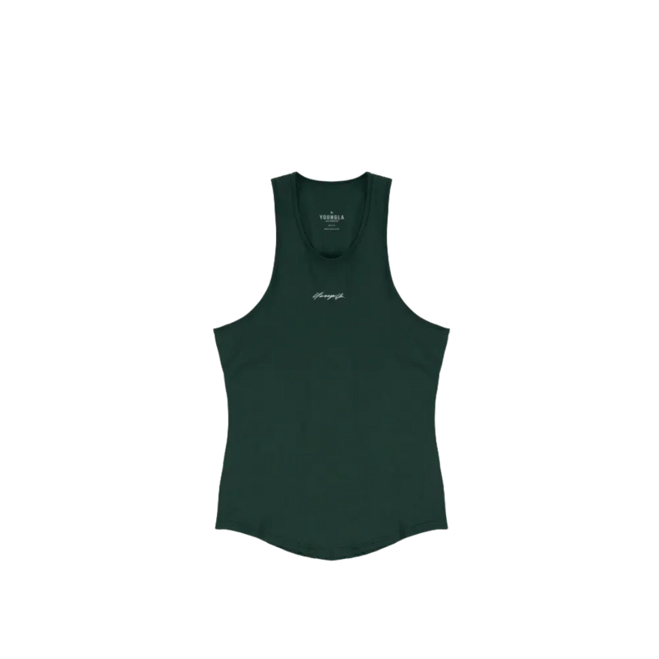 Young LA Signature Tanks Forest Green