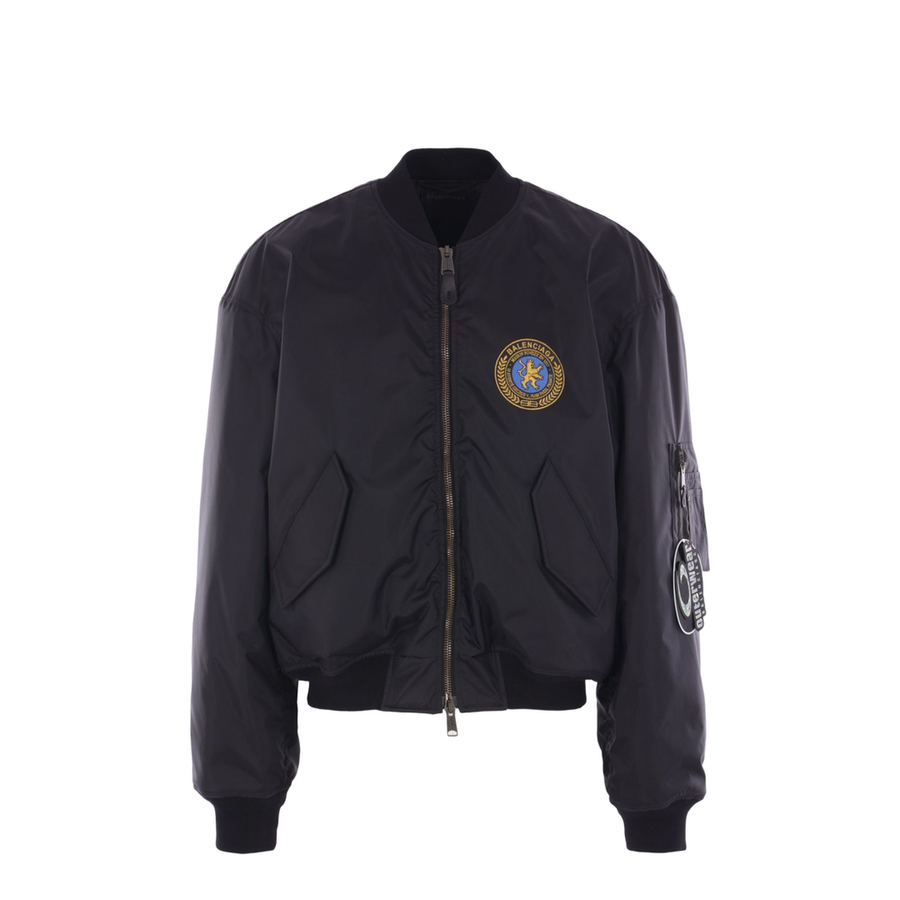 Bomber Jacket Large Fit in Black