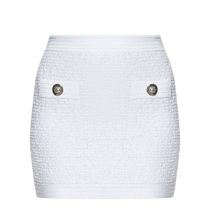 Shorts Tweed Skirt with Applications