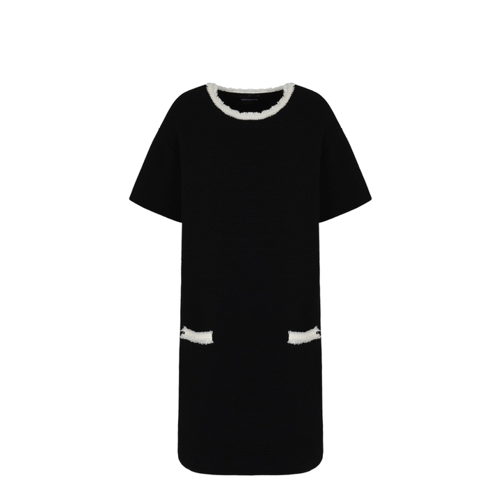Ottoman Fabric Dress with Fringed Details
