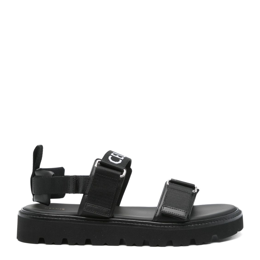 Buckle-Strap Fastening Pull-Tab Heel Shoes
