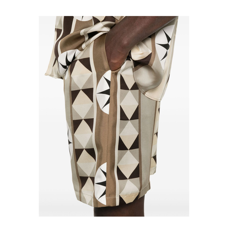 Shorts in Silk Multicolor