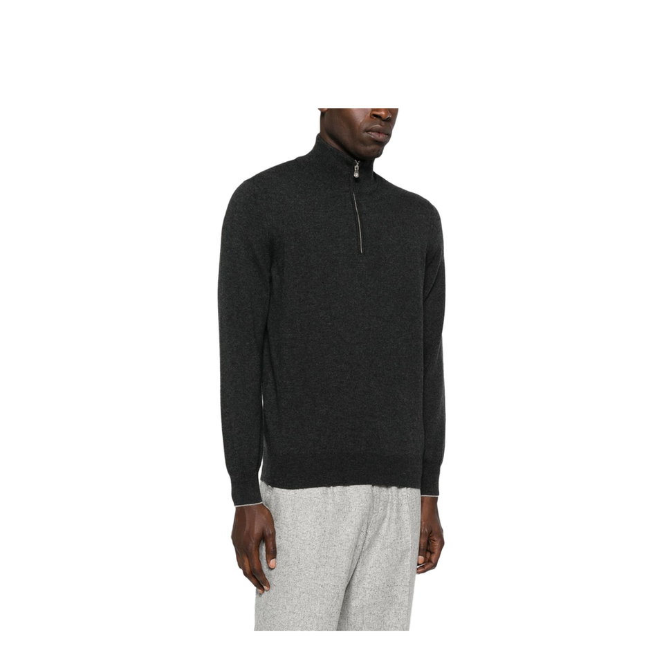 Cashmere High-Neck Sweater