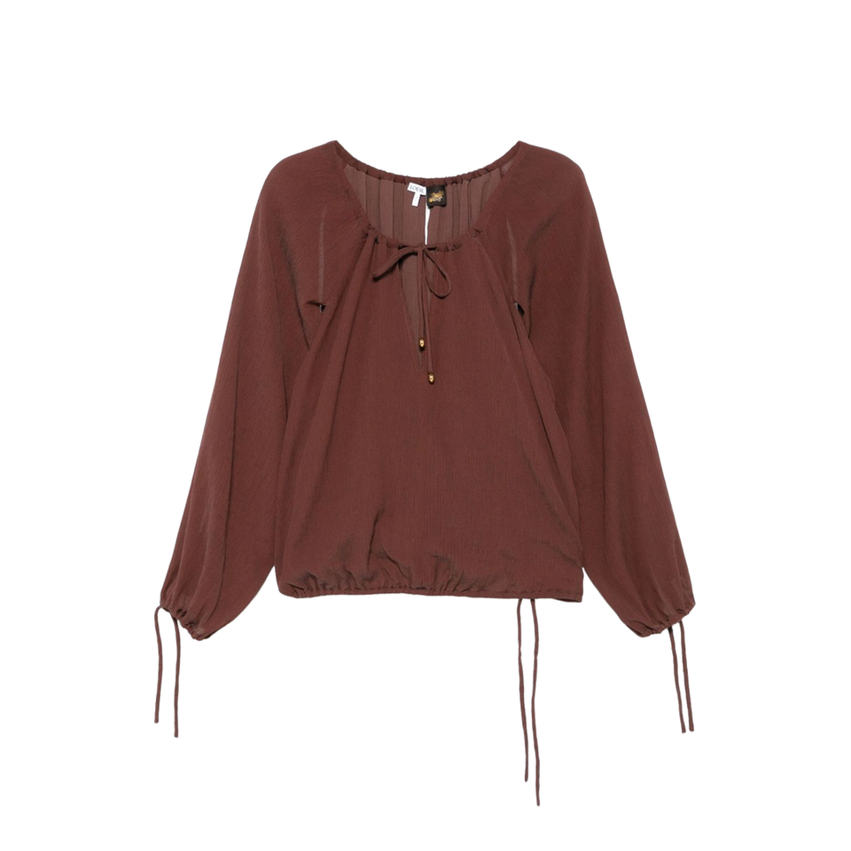 Cotton and Silk Blend Blouse