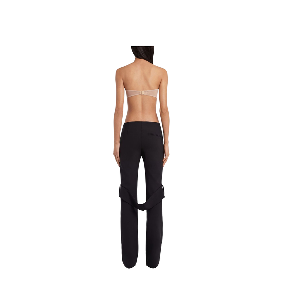 Illusion Crepe Jersey Bra