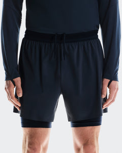 On 5" Performance 2/1 Shorts Navy Navy