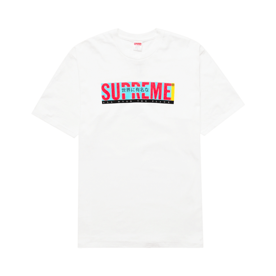 Supreme All Over T-Shirt White