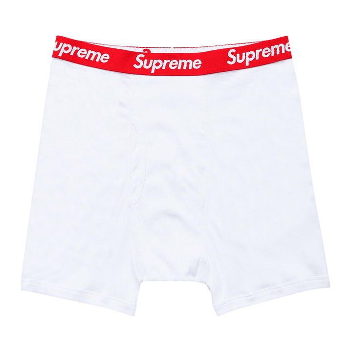 Supreme x Hanes Boxer Briefs (4 Pack) White