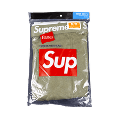 Supreme x Hanes Boxer Briefs (2 Pack) Olive