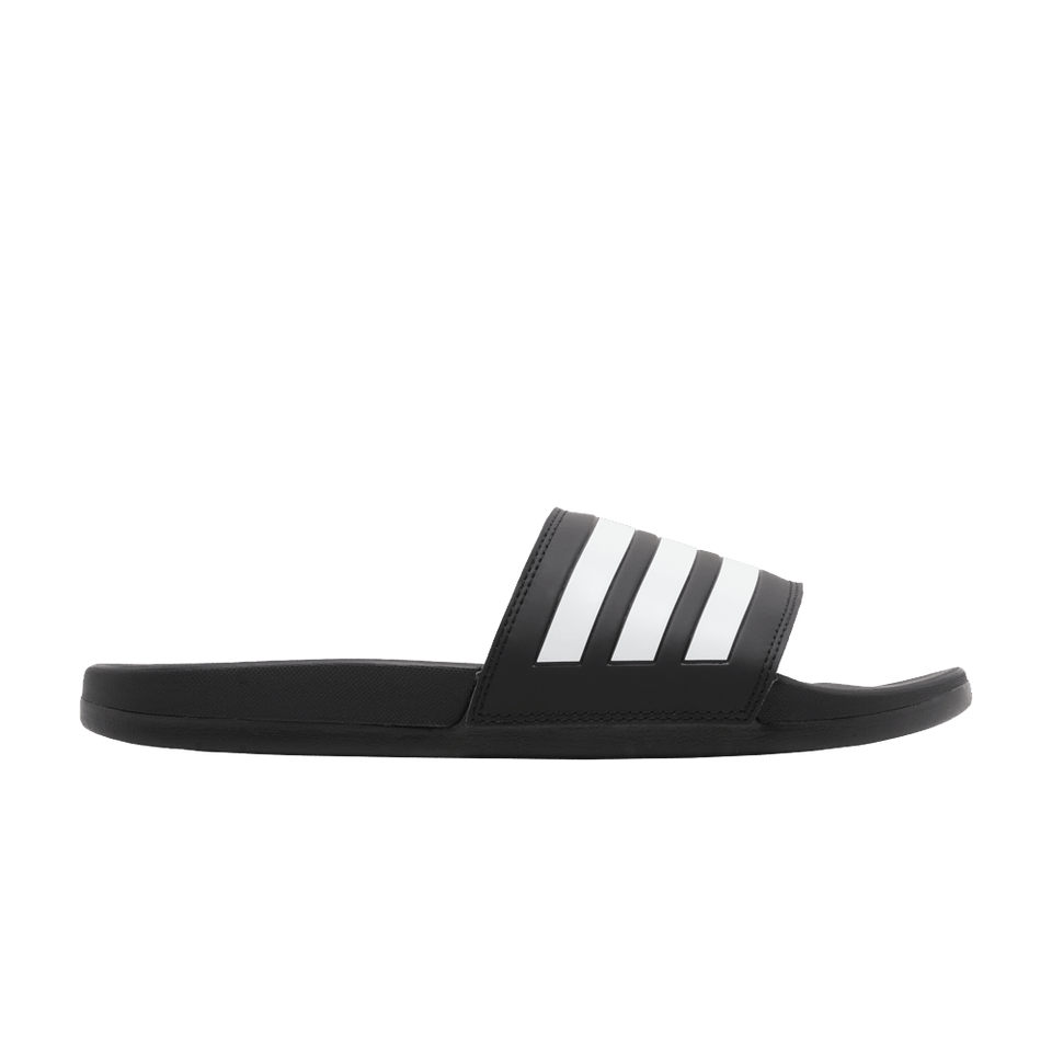 Adidas Adilette Comfort Slide Black White