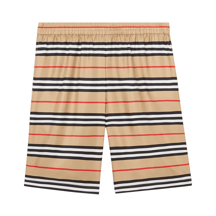Supreme x Burberry Icon Stripe Silk Twill Shorts (Burberry Exclusive) Archive Beige