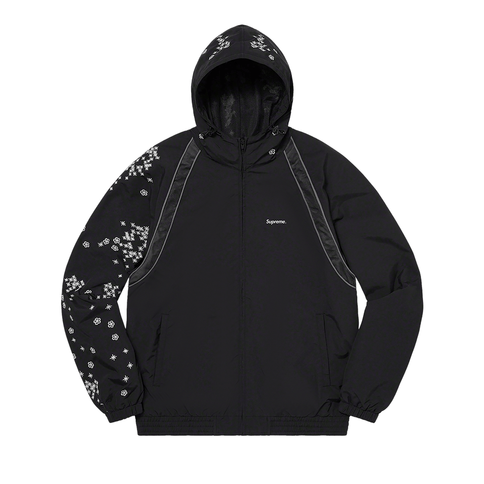 Supreme AOI Glow-In-The-Dark Track Jacket Black