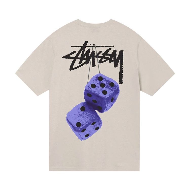 Stussy Fuzzy Dice T-Shirt Smoke