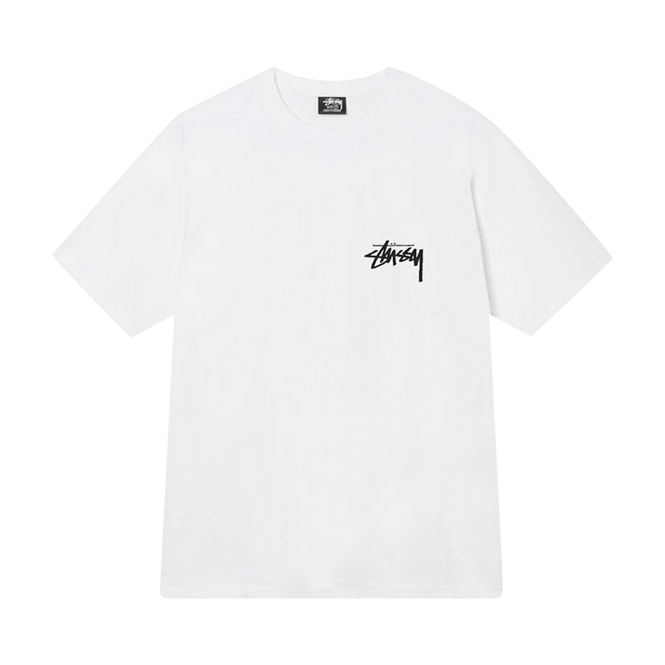 Stussy Fuzzy Dice T-Shirt White