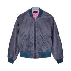Stussy Dyed Nylon Bomber Navy