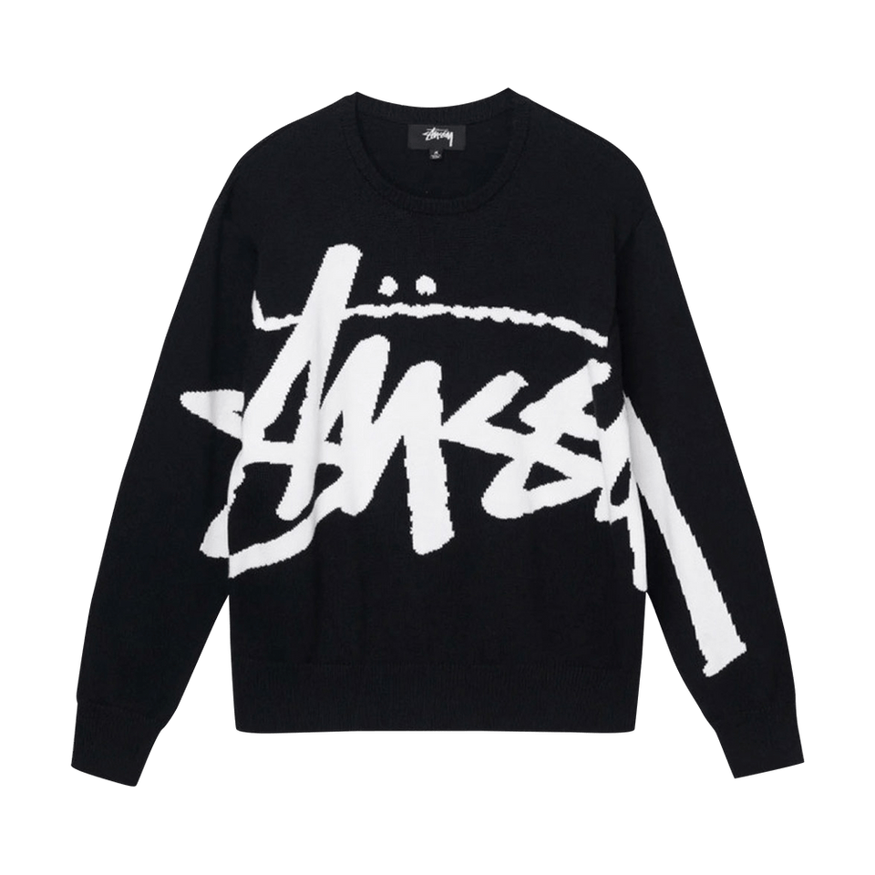 Stussy Stock Sweater Black