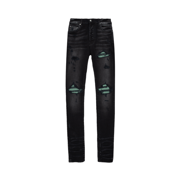 Amiri Ultra Suede MX1 Jean Aged Black