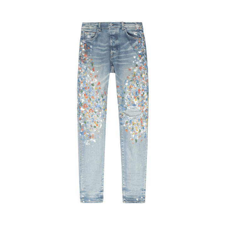 Amiri Skinny Painter Jean Clay Indigo