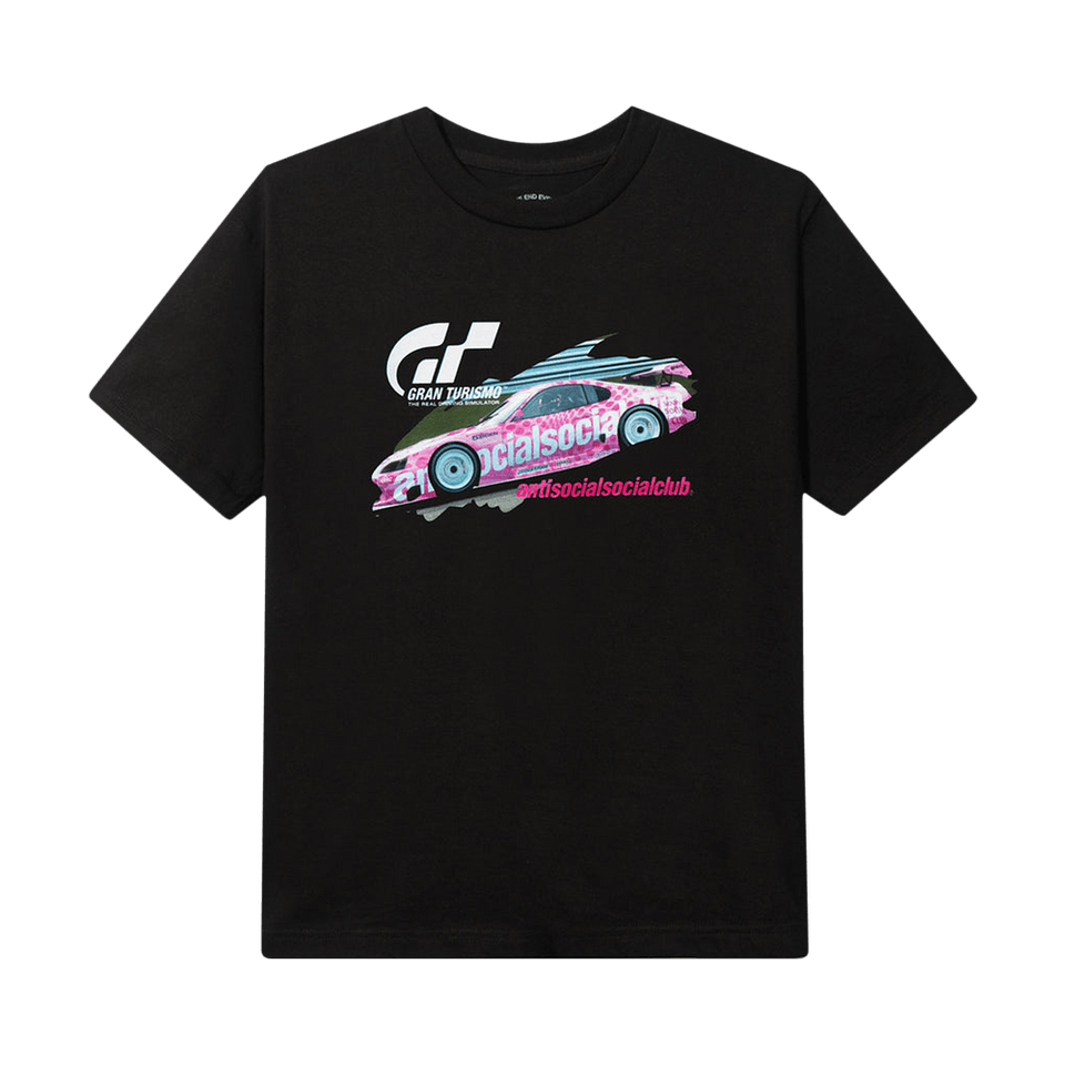 Anti Social Social Club x Gran Turismo GT500 T-Shirt Black