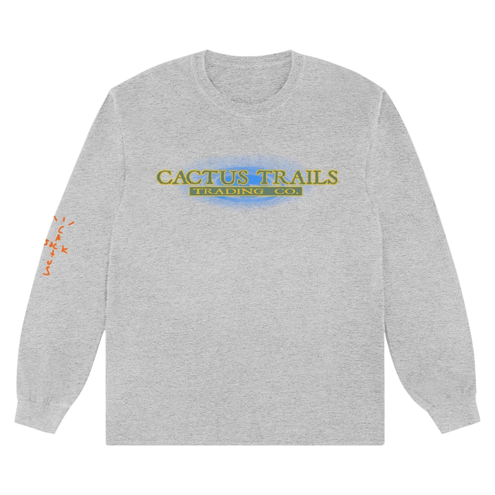 Cactus Jack by Travis Scott Trading Co. Long-Sleeve T-Shirt Heather Grey