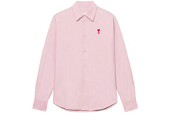 Ami Paris Ami De Coeur Shirt Pink