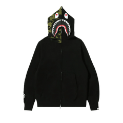 BAPE Detachable Shark Full Zip Hoodie Black
