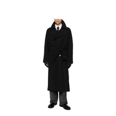 Long Wool Coats - Black