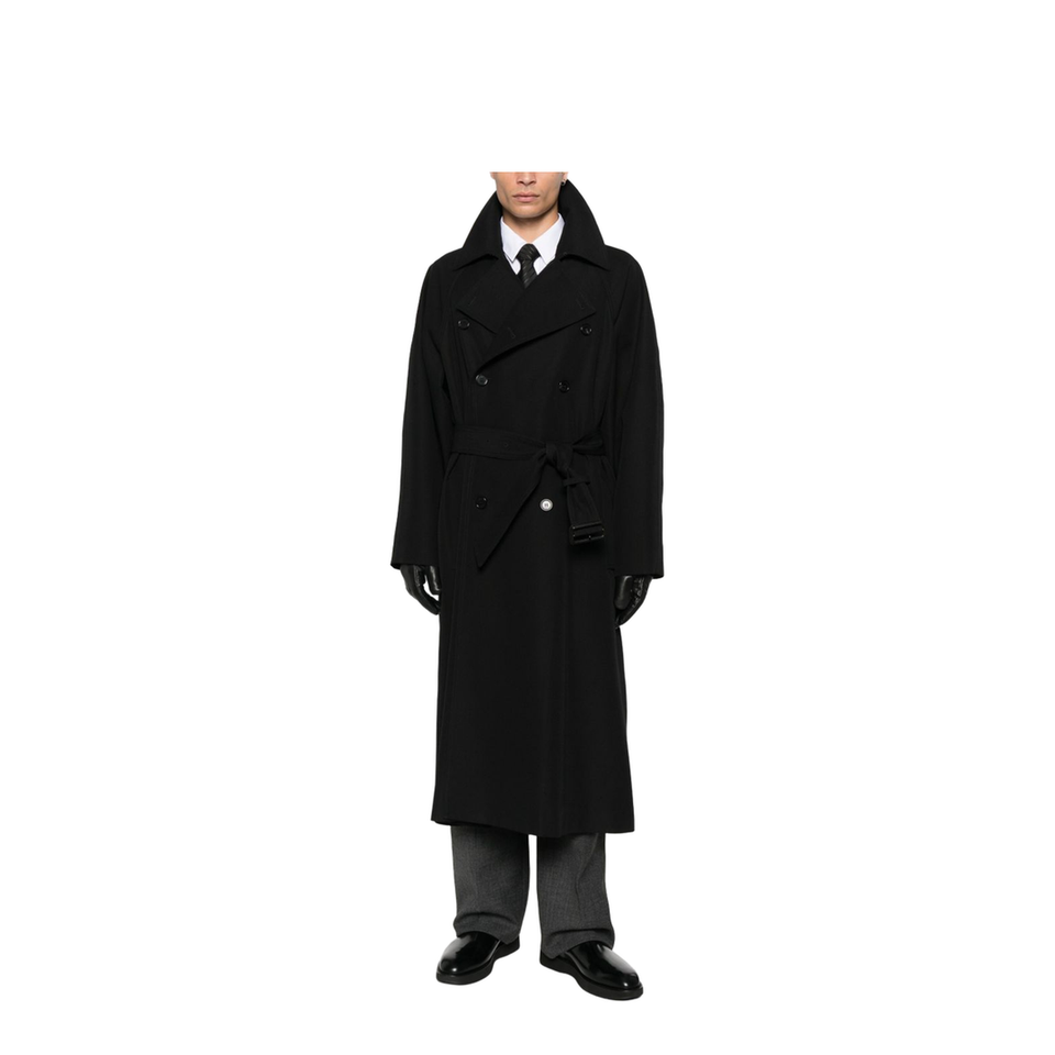 Long Wool Coats - Black