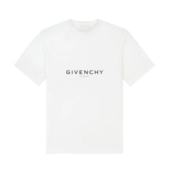 Givenchy Reverse Logo T-Shirt White/Black