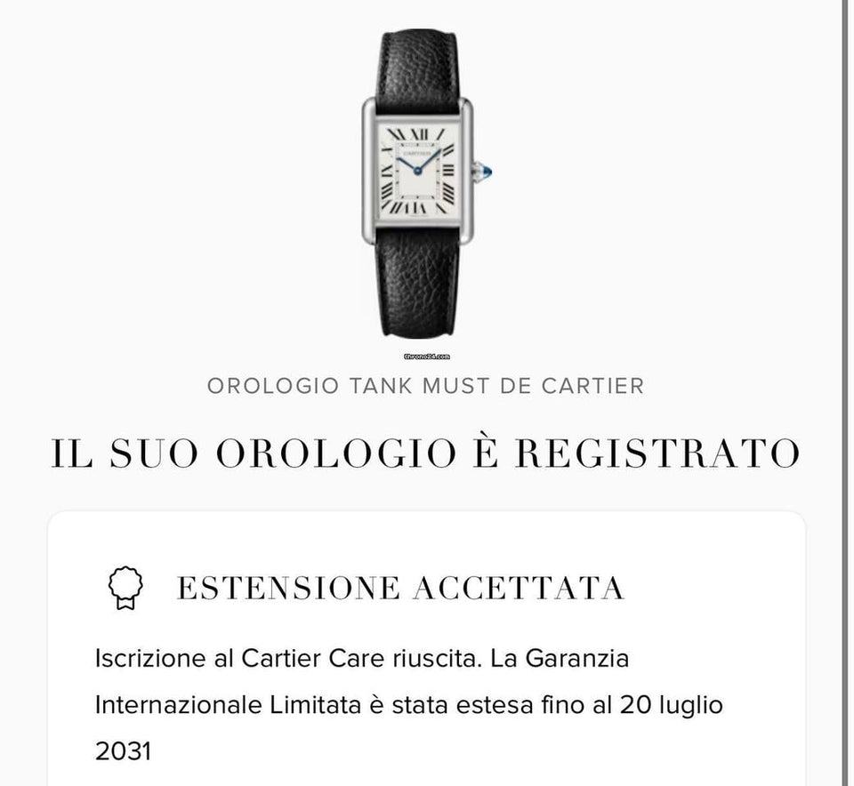 Cartier Tank