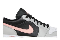 Air Jordan 1 Low Black Grey Fog Bleached Coral