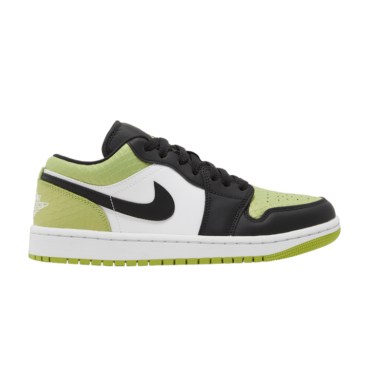 Jordan 1 Low Snakeskin Vivid Green W