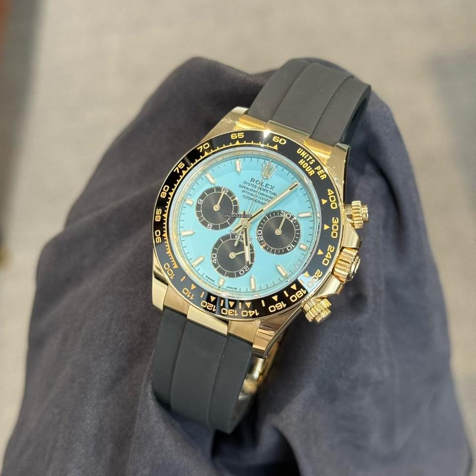 Rolex | Daytona | 126518ln | Yellow gold | 40 mm | Rubber | Blue | Automatic