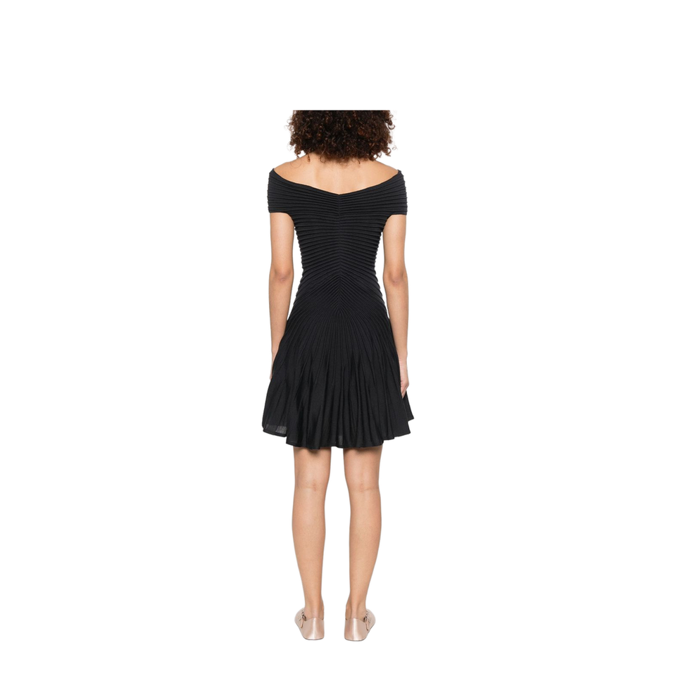 Textured Knit Mini Dress