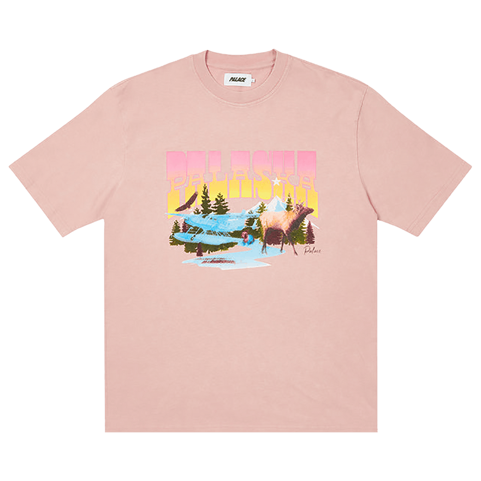Palace Palaska Dye T-Shirt Pink