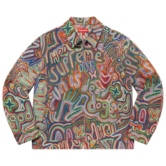 Supreme Chainstitch Denim Jacket Multicolor