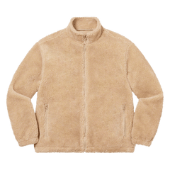 Supreme Star Fleece Jacket Natural