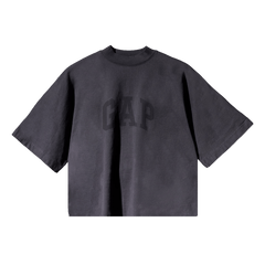 Yeezy Gap Engineered by Balenciaga Cropped Dove No Seam T-Shirt Black