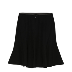 Flared Hem Skirt Black