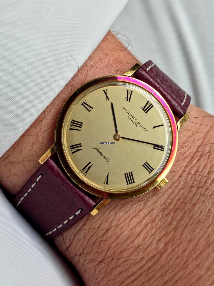 Audemars Piguet Automatic K2120 JUMBO Gold 18kt Patrimony Ultra Thin NEW OLD STOCK