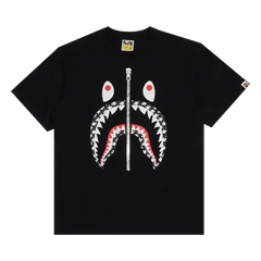 BAPE Sta Pattern Shark T-Shirt Black