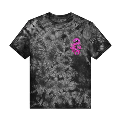 Anti Social Social Club Summer In Minsk T-Shirt Black Tie Dye