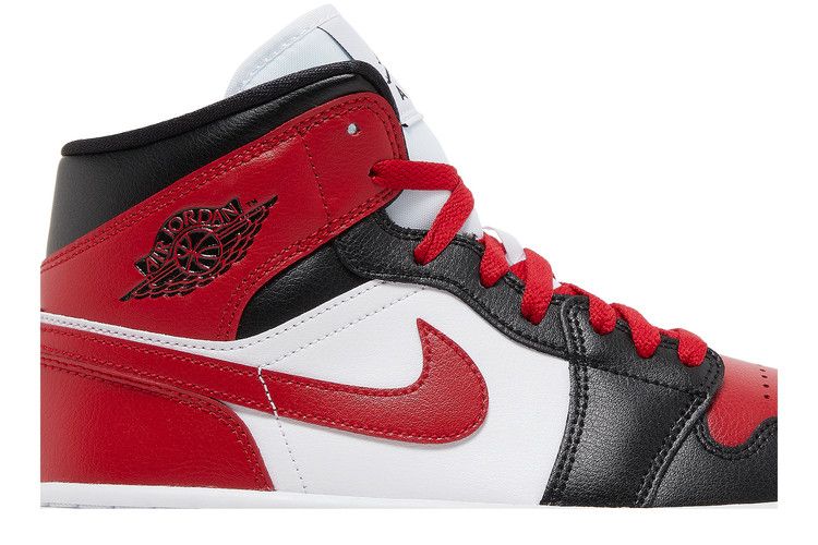 Wmns Air Jordan 1 Mid Alternate Bred Toe