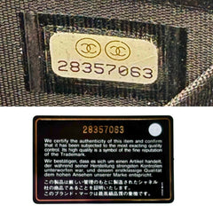 CS062 - CHANEL Black Lambskin Chevron Mini Flap Bag