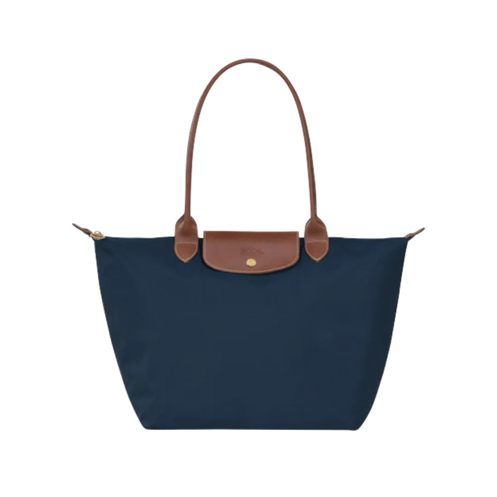Longchamp Le Pliage Original L Tote bag Navy - Recycled canvas