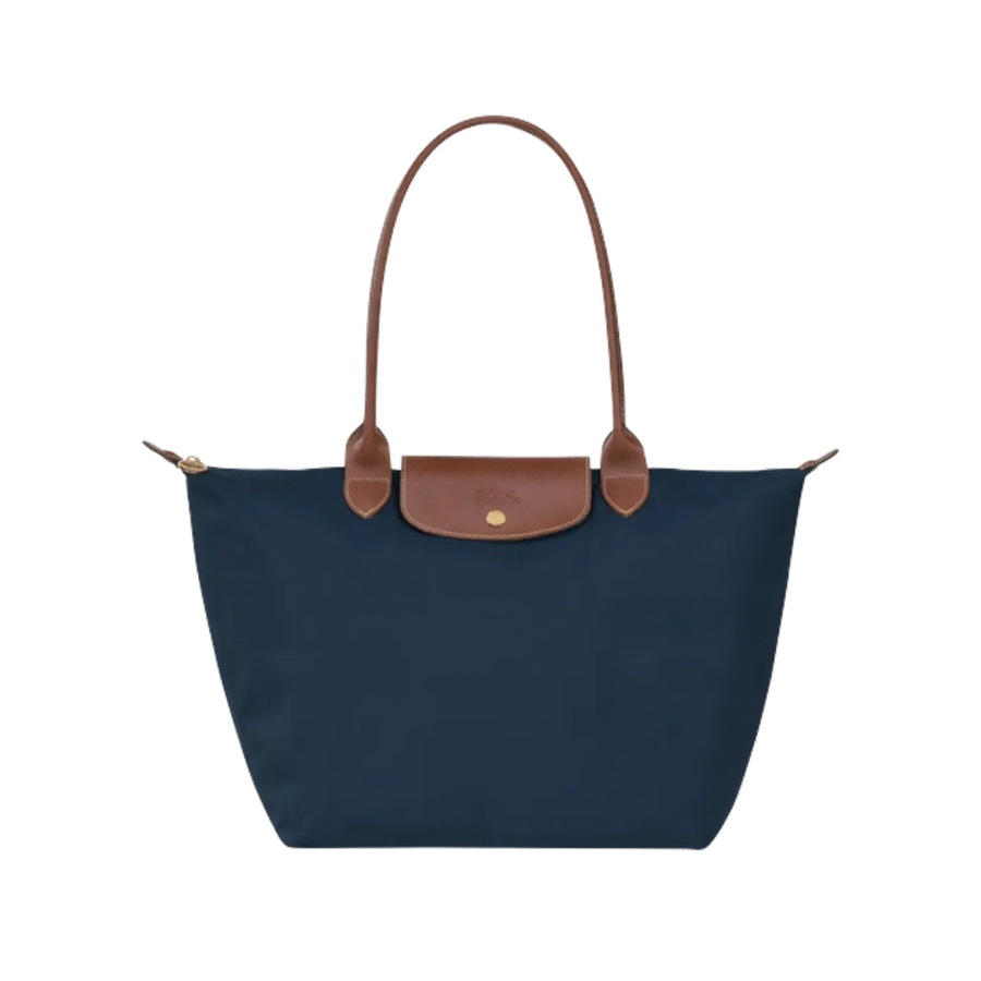Longchamp Le Pliage Original L Tote bag Navy - Recycled canvas