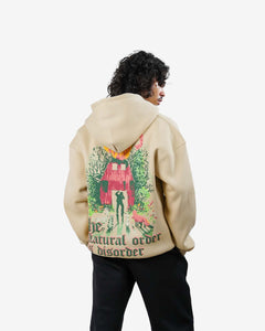Law of Nature - Beige Oversized Zipper Hood