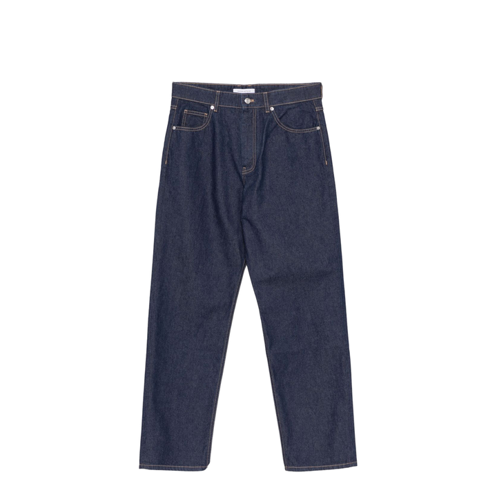 Indigo Blue Denim Straight Leg Jeans