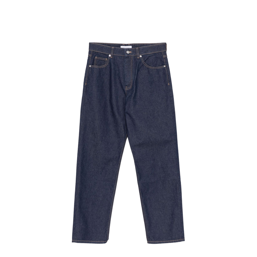 Indigo Blue Denim Straight Leg Jeans
